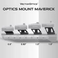 Vector 2007 Red Dot Scope Riser Rail Mount 0.5"-1.5" Profile Cantilever Picatinny Riser Mount for Vector Optics Maverick