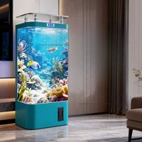 Nordic Style Smart Living Room Fish Tank Modern Minimalist No Water Change Aquariums High-End Decoration Pet Supplies FYAQ