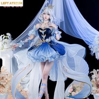 LAST BATCH UWOWO Genshin Impact Fanart Focalors Lily of the Valley Balll Gownn Dress Cosplay Costume