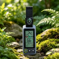 Multifunction Thermometer Hygrometer Automatic Electronic Temperature Humidity Monitor Clock LCD Screen Weather Station for Home