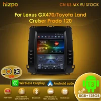 Hizpo 9,7 ''Autoradio-Multimedia-Player Für Toyota Land Cruiser Prado 120 Lexus GX470 2002-2009 Navigation GPS Carplay Kopf Einheit