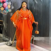 Luxury African Dresses For Women Plus Size Boubou Two Piece Set Africa Clothes Crystal Dashiki Long Dress Party Evening Gowns