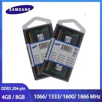 SAMSUNG DDR3 DDR3L Laptop Ram SO-DIMM Memoria 4GB 8GB 1066 1333 1600 MHz 1866MHz High Performance Notebook Memoria 1.35/1.5V