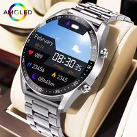 ECG+PPG Bluetooth Call Smart Watch Men Laser Health Blood Pressure Fitness Sports Watches Man Sports IP67 Waterproof Smartwatch