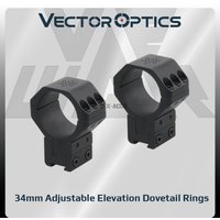 Vector Optics 34Mm Picatinny Hunting Scope Mount Ring Dovetail Tactical Accessories for Ar 15 Airsoft