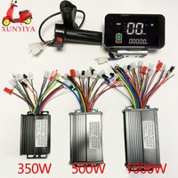 AliExpress NONE 36V 48V 60V 64V 350/500/1000W 25A Brushless Motor sine wave Controller with LCD Speed Display and throller for E-bike e-motorcyc