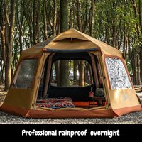 Automatic Inflatable Tent Portable Outdoor Camping Tents Overnight Rainstorm Protection Quick Open Sunscreen Camping Shelters
