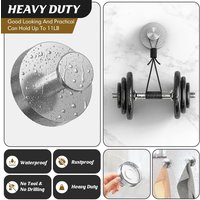Shower suction cup hook, bathroom wall detachable towel suction cup hook, kitchen, glass, mirror, ceramic tile hanging robe