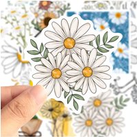 AliExpress NONE 50Pcs Daisy Graffiti Stickers Water Bottle Laptop Phone Bicycle Luggage Case Skateboard Children Adult Sticker