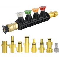 High Pressure Wash Gun Wand Car Wash Jet Lance With Spray Nozzle Tips For KARCHER LAVOR STIHL NILFISK B&D