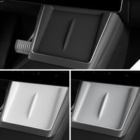 LUCKEASY for Tesla Model Y Launch 2025 Juniper Car Anti Dirt Pad Mobile Wireless Charging Anti-Slip Mats Silicone Accessiories
