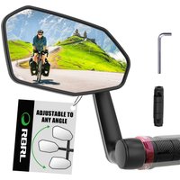 AliExpress RBRL 360 Adjustable Bicycle Mirror Anti Shake Stable Bar End Mirror for Road MTB E-Bike Scooter Widen Angle Bike Rearview Mirror