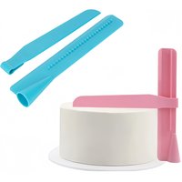 Cake Scraper Smoother Adjustable Fondant Spatulas Cake Edge Smoother Cream Leveling Device DIY Baking Tools Cakes Pastry Spatula