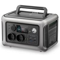 ALLPOWERS R600 Tragbare Powerstation 600W 299Wh LiFePO4 Solargenerator mit 2x600W (1200W Spitzenleistung) AC-Steckdose für Camping, Wohnmobil und Zuhause