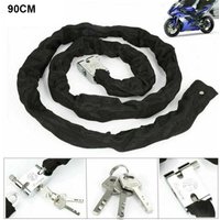 90cm Motorbike Heavy Duty With Key Bike Chain Lock Bicycle Lock Safe Metal Anti-Theft