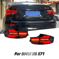 LED Tail Light For BMW X6 E71 2007-2014 taillight Assemblies upgrade Flowing Turn Signal Rear Lamp Auto LED Lamp Accessory