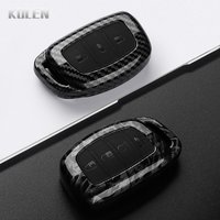 ABS Carbon Fiber Car Key Case Cover For Hyundai Tucson Santa Fe Rena Sonata Elantra Creta Ix35 Ix45 I10 I30 I40 Accessories Bag