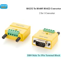 DB9 Male RS232 to RS485 RS422 Adapter Converter D-Sub DB9 RS232 to RS485 RS422 converter RS232 to RS422 Serial Port Converter