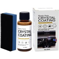 2025 New Plastic Part Crystallines Coating, Plastic Part Crystal Coating for Car, Plastic PartRenovation, Car Plastic Restorer