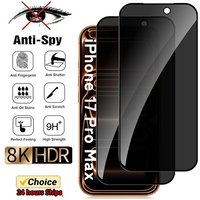 3D Anti Spy Tempered Glass For Apple iPhone 17 Pro Max Privacy Screen protector For iPhone 17 Pro 17 Air Full Cover Glass
