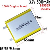 955565 3.7V 5000mAh Akumulator litowo-polimerowy do powerbanków, głośników Bluetooth, tabletów, akcesoriów DVD