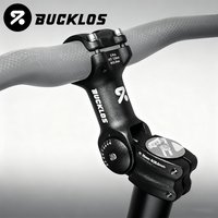 AliExpress BUCKLOS Adjustable Bike Handlebar Stem 60 Degree Road Mountain BIke 28.6mm Fork Stem CNC Aluminum Alloy MTB Stem 25.4/31.8mm