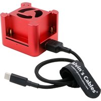 Alvins 4 Slot NP-F Battery Super Fast Charger to USB C 100W with Freeze Fan for XT60 2.9A Independent Input Type-C PD Charging