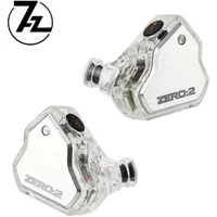 7Hz x Crinacle Zero 2 Headphone HIFI zero2 IEM 10mm Dynamic Driver Wired Earbuds Gaming Earphones with OFC Cable for Musician