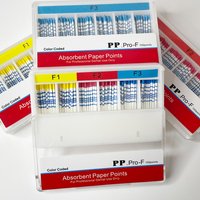 With Scale PP Taper F1 F2 F3 Dental Endodontics Paper Tips Cone Disposable Dental Absorbent Paper Points Dentistry Materials