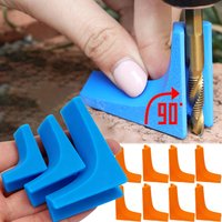 30/3Pcs Guide Tools Drilling Aid 90-Degree Precise Alignment Drilling Guide Rail Non-slip DIY Woodworking Repair Accessories