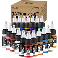 UINK Professional Tattoo Ink 20ml/0.65oz Tattoo Pigment 18PCS Tattoo Ink Kit Tattoo Artist Tattoo Tools Small Particle Pigment