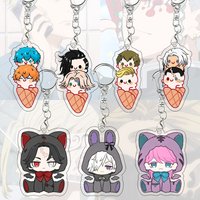 Tokyo Revengers Acrylic Keychain Kawaii Student Takemichi Hanagaki Decoration Keyring Chifuyu Matsuno Bag Pendant Birthday Gift