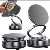 T30 Vacuum Magnetic Phone Holder Stand, for Suction Cup Phone MountAdjustable Swivel Lock, for Your Car/Gym/Mirror