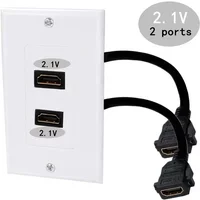 8K 2.1 Version 48Gbps 60Hz HDMI-Compatible High-Definition Panel Wall Plug Welding Free Suitable For Engineering Wiring