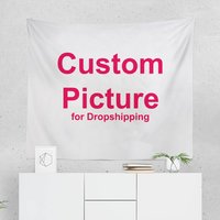 Benutzerdefinierter Wandteppich, individueller Hintergrund, individueller Hochzeits-Wandteppich, personalisiertes Bild, individuelles Bild, auf Bestellung gefertigt