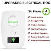 Eayburst Electricity Saving Device Upgraded Power Saver 90-250V Household Energy Saver Box US/EU Plug Electric Saver