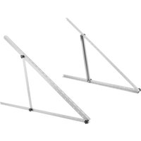 Solar Panel Mount Brackets Set with Tilt Legs Airflow Structure for Off Grid Wall Yachts RV Roof Easy Installation
