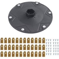 ABSJ-Do Dream A1, A1 Pro, A2, Mova 600, 600 KIT, 1000 Części Zamienne do Kosiarek Zestaw Dysków 6-Ostrzowych z 36 Ostrzami