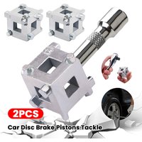 Car Vehicle Rear Disc Brake Piston Caliper Brake Pads Replacement Tool Wind Back Cube Tool 3/8 Inch Square Drive Tool