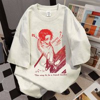 Jujutsu Kaisen 2026 Summer Okkotsu Yuta T-Shirt Men's Anime Print Casual Over-sized Street-wear Tee Fashion Pure Cotton T-shirt.