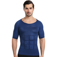 Mens Slimming Body Shaper Compression Shirt Tummy Control Shapewear Gynecomastia Undershirt