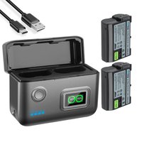 EN-EL15c Rechargeable Battery And 15W Fast 2-Slot Charger For Nikon Z8 ZR Z7II ZF Z6III Z7 Z6II Z6 D850 D810A D7500 D750 D7200