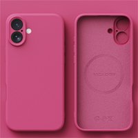 For iPhone 16E 16 Plus 15 14 13 12 Pro Max 11 Original Liquid Silicone Magnetic Case Gray Magsafe Wireless Charge Matte Cove