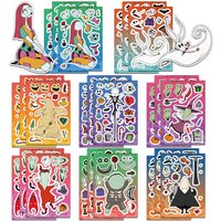8PCS Creative Christmas Horror Night Cartoon Collage Decoration Phone Case Water Cup Notebook DIY Personalized Stickers