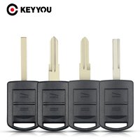 KEYYOU 2 Buttons Car Key Shell For Vauxhall Opel Corsa C Combo Tigra Meriva Agila Remote Key Case With HU46/HU100/YM-28/HU43