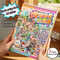 Variety Show Mini Scene Sticker Collection, Finely Die-Cut Pet Stickers for Journals, DIY Decorative Stickers