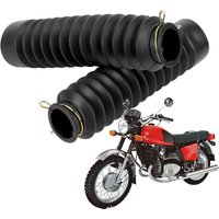 2PCS Motorcycle Front Fork Cover Rubber Front Fork Dust Cover Gaiters Gaitors Boots Shock Motorcycle Handlebar Accessories