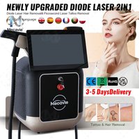 2026 Painless Hair Removal and Skin Care (4000W) Newest 2in1 Diode 4Wavelength Laser ND:YAG Pico Q-Switch Machine
