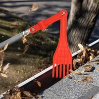 Gutter Cleaning Rake From The Ground Home Gutter Tool Rotatable Handle Small Rake Rain Gutter Cleaning Tool For Roofs Gutters