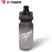 X-TIGER 650ML Bicycle Water Bottle Large Capacity Squeeze-Spray Safe LDPE 360° Seal Cycling Fitness Bike Drink Water Carrier